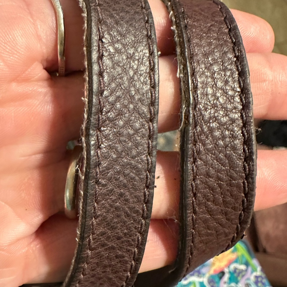 Fossil Burgundy Leather Handbag - Picture 11 of 12